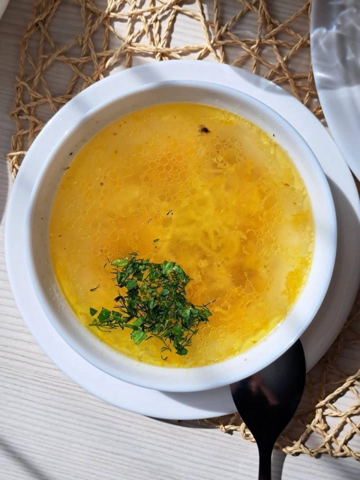 Лапша домашняя с курицей
